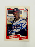 Sammy Sosa Topps 548 White Sox Signed/Autographed Card Dual Inscribed