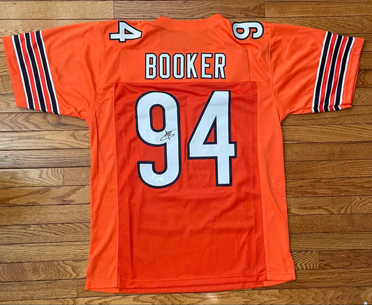 Auto/Autographed Chicago Bears Austin Booker Orange Alt Jersey JSA