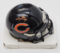 Kyle Monangai Autographed Mini Helmet Chicago Bears JSA Wit Orange INK