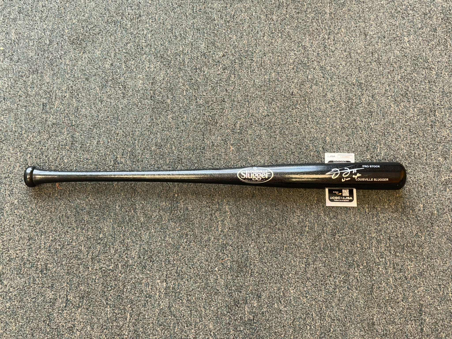 FRANK THOMAS SIGNED RAWLINGS LS SLUGGER BASEBALL BAT WHITE SOX JSA "WAR EAGLE"