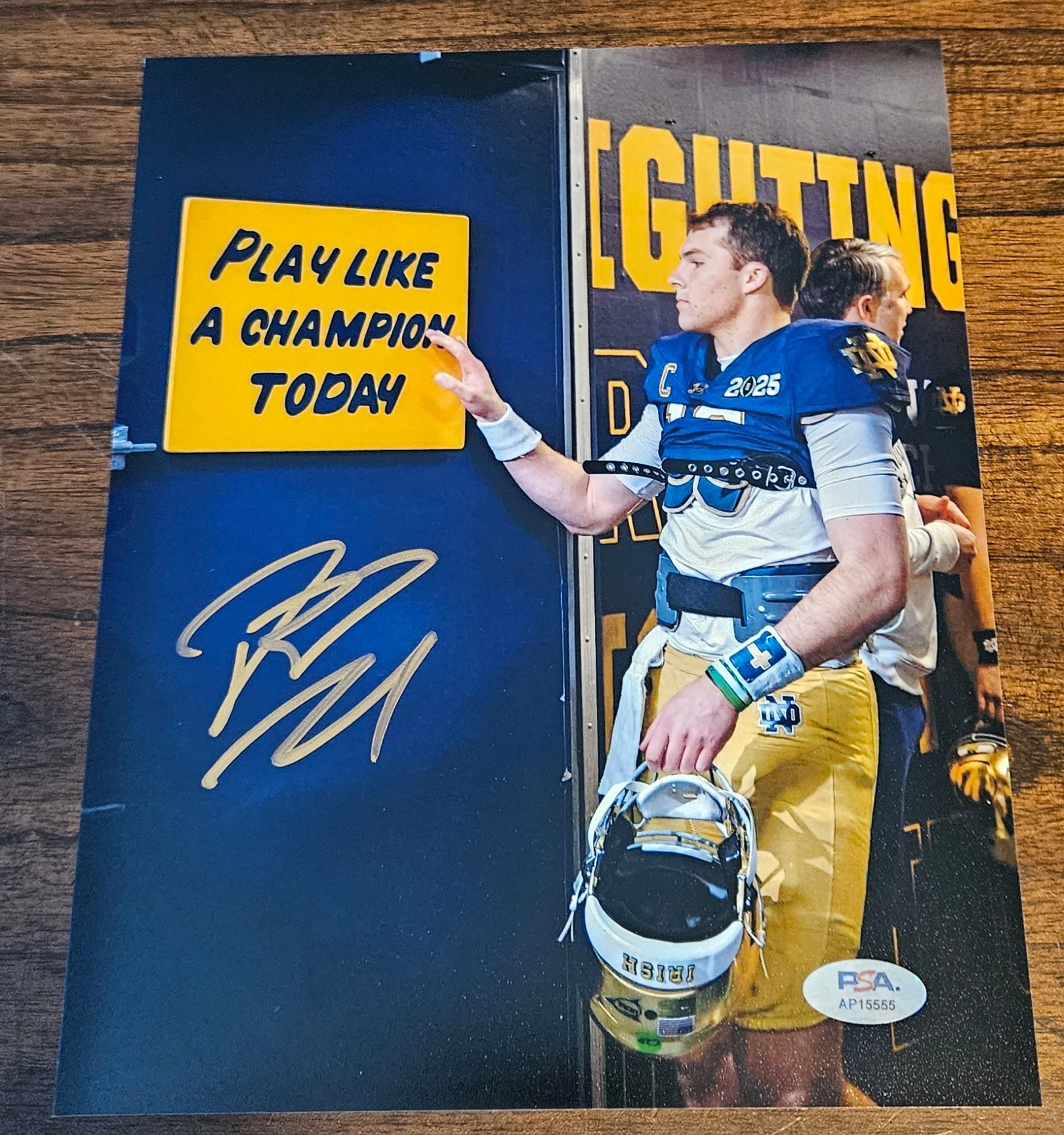 Riley Leonard Image 2 Signed/Autographed PSA 8x10