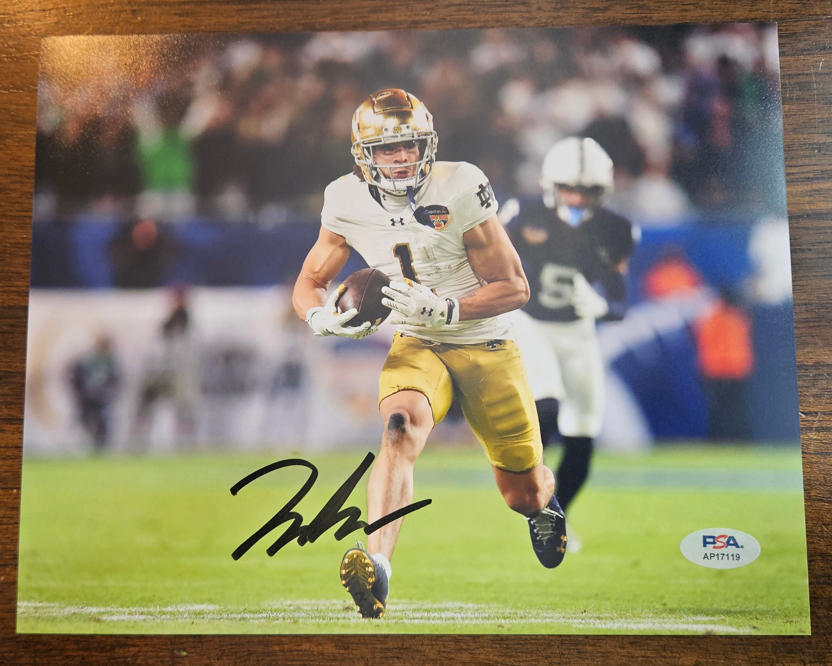 Auto/Autographed Jaden Greathouse Orange Bowl Open Field 8x10 PSA COA