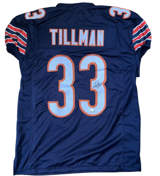 Auto/Autographed  Chicago Bears Charles Tillman Game Cut Jersey Beckett COA