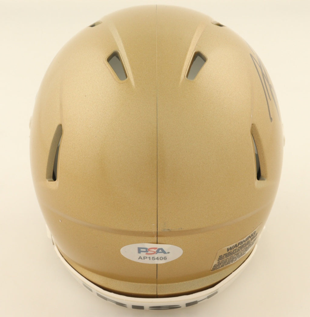 Auto/Autographed Riley Leonard Mini Helmet PSA COA