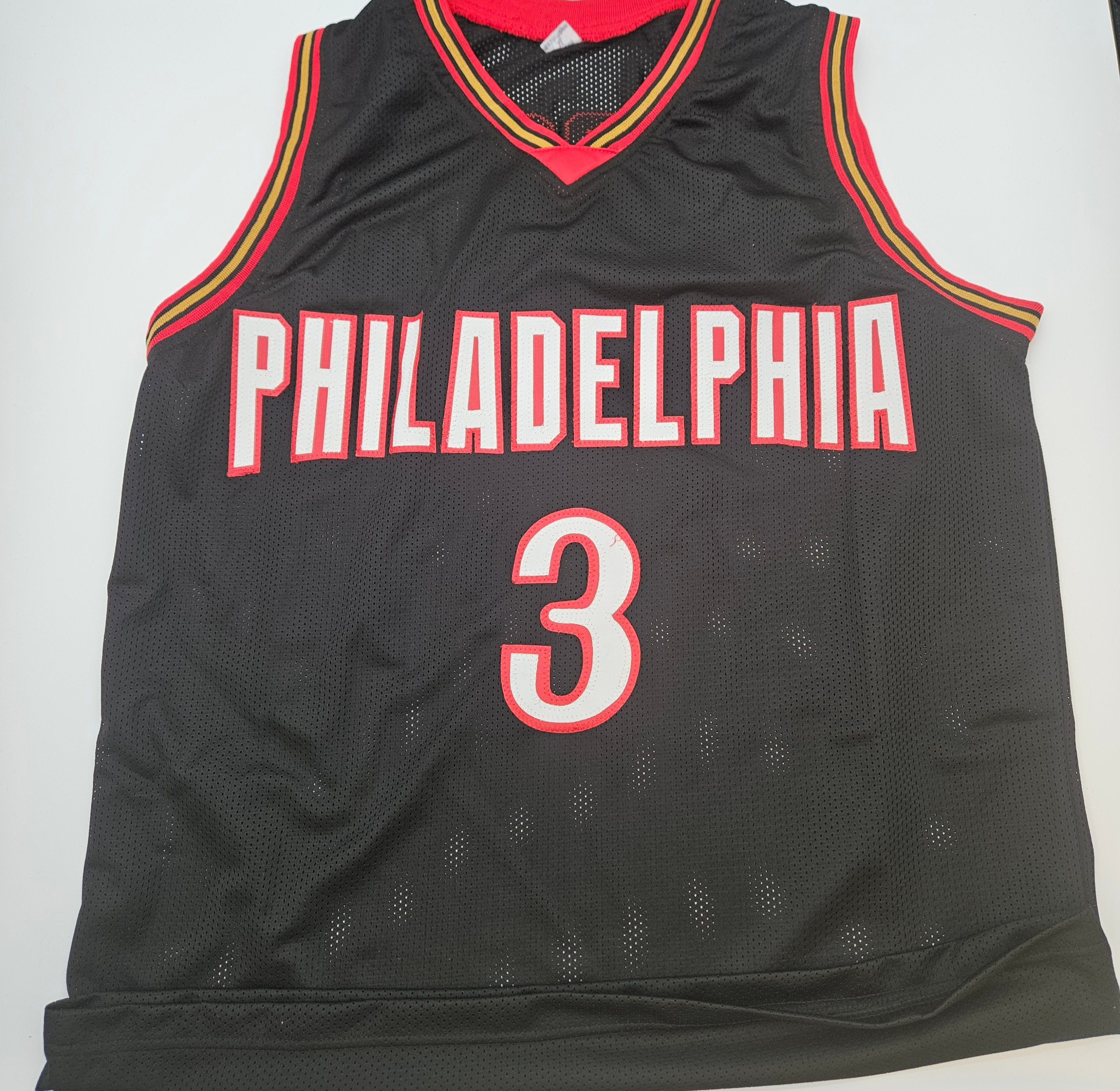 Allen Iverson signed Jersey JSA COA Philadelphia 76ers Autographed