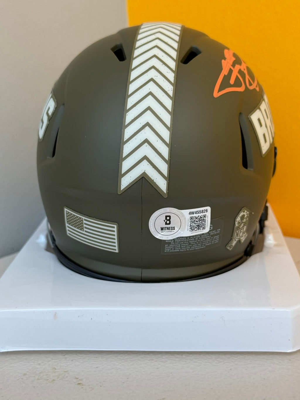 Johnny Manziel Signed Browns STS Mini Helmet w/ Cleveland Sucks Beckett W BAS COA