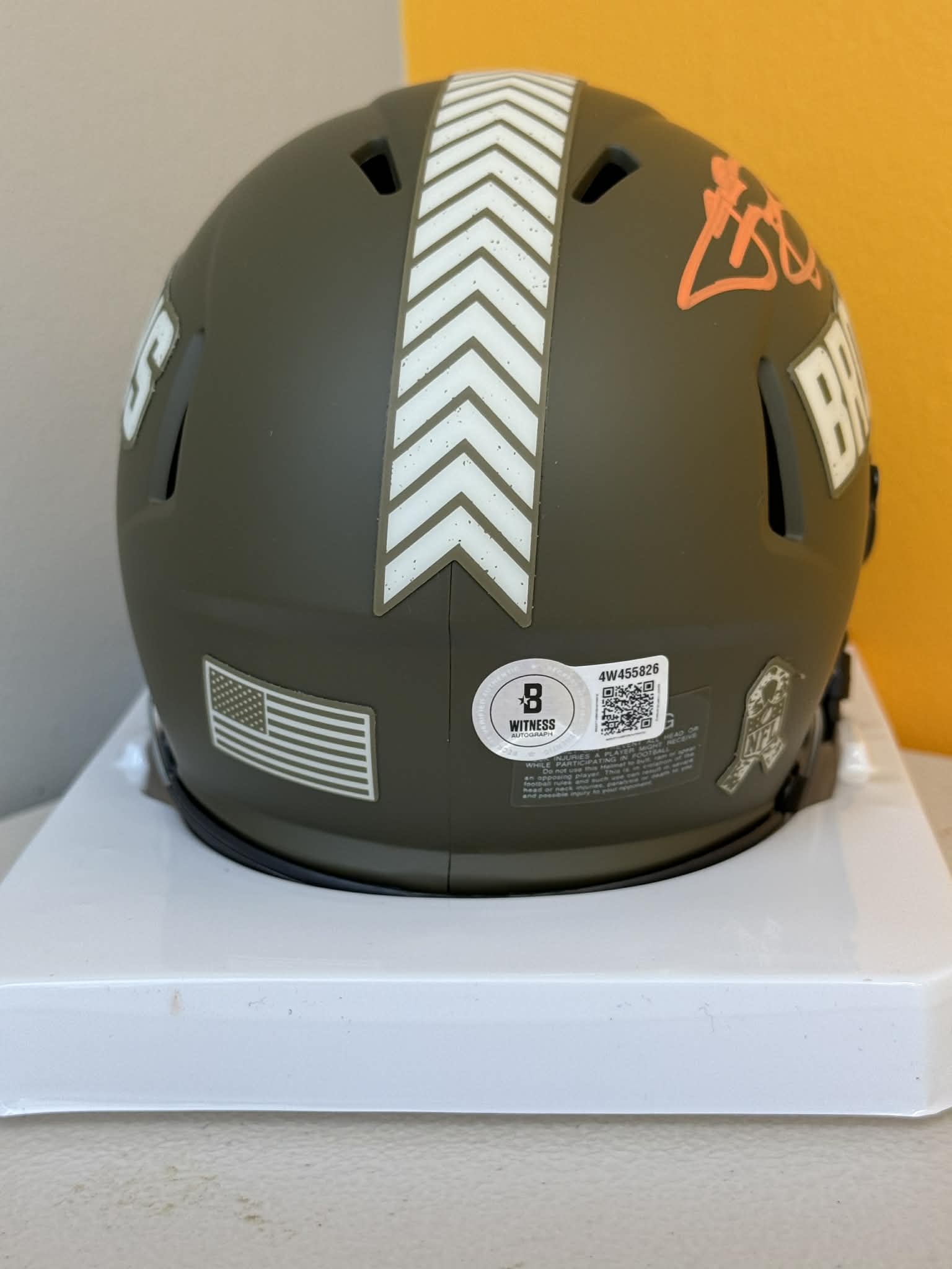 Johnny Manziel Signed Browns STS Mini Helmet w/ Cleveland Sucks Beckett W BAS COA