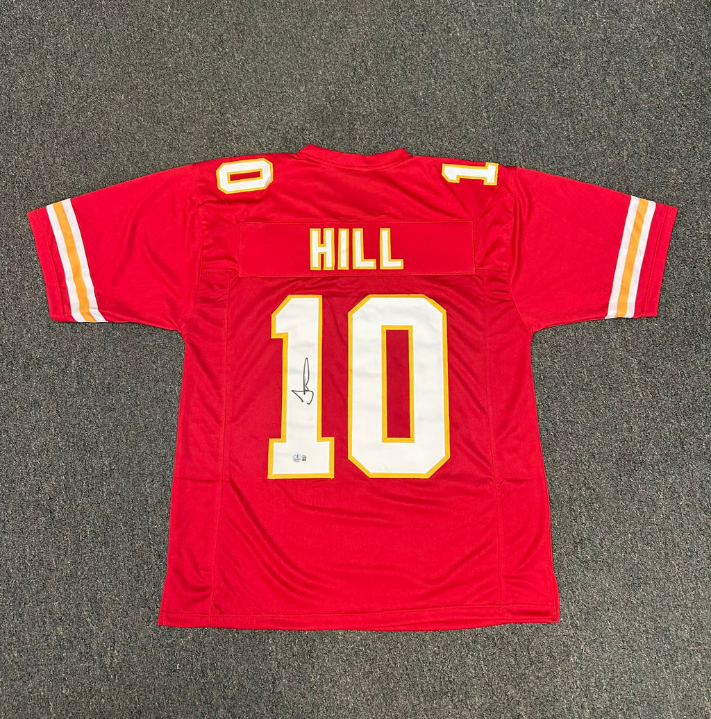Tyreek Hill Signed Custom Jersey Kansas City Chiefs Autograph BAS COA