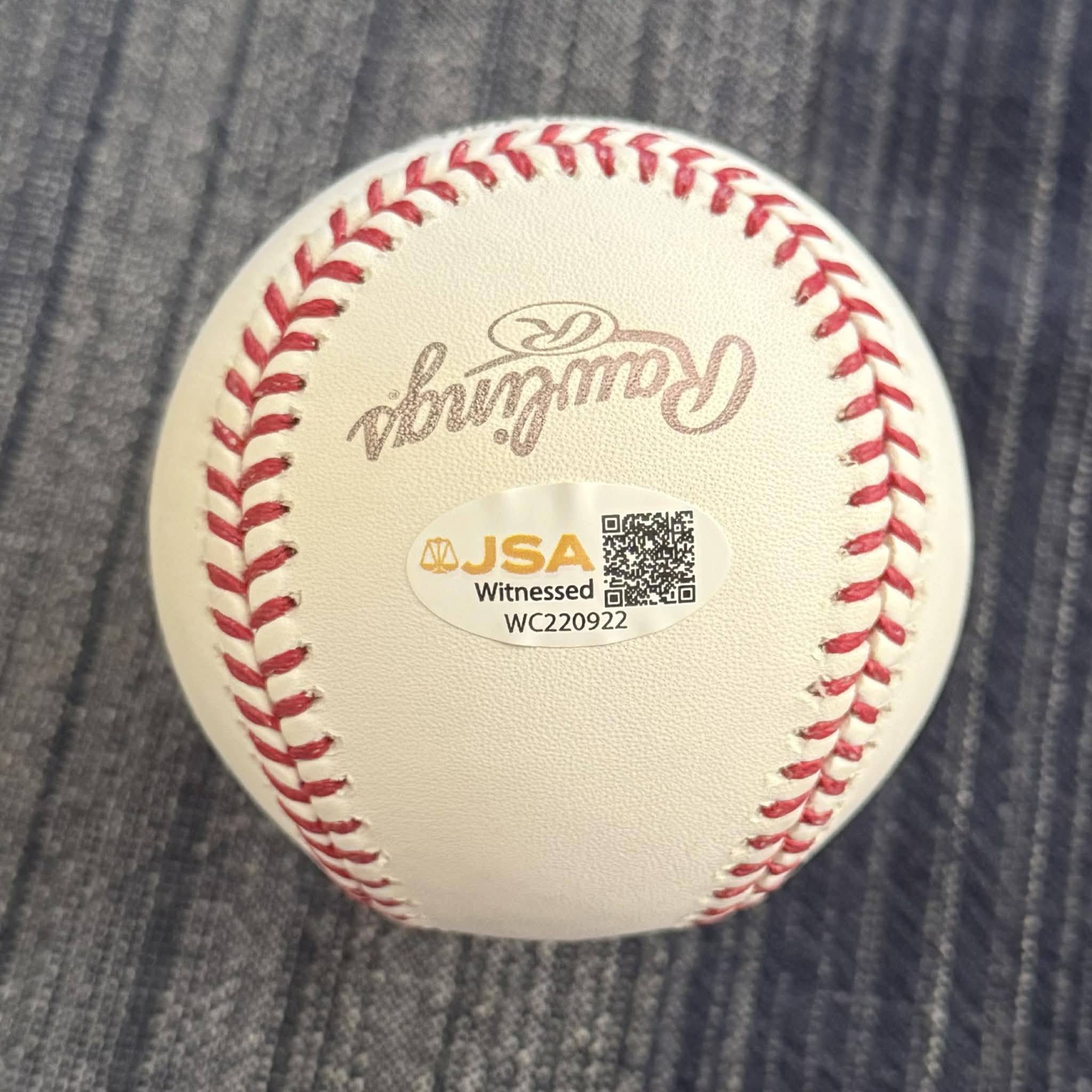 Frank Thomas SIGNED/AUTOGRAPHED World Series 2005 Logo inscribed WITNESS