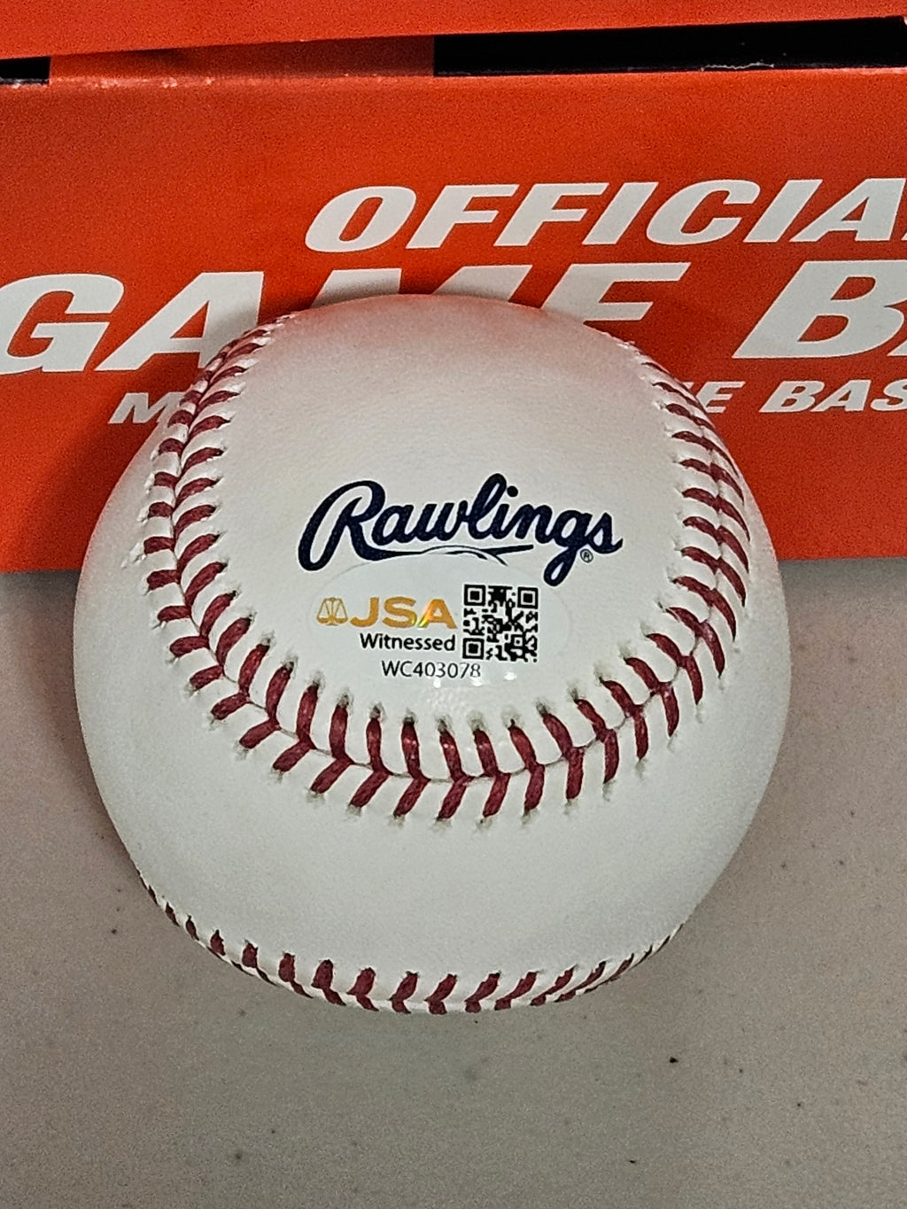 Frank Thomas Signed Official HOF Logo MLB Baseball Chicago White Sox JSA