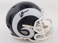 Konata Mumpfield Signed Rams Speed Mini Helmet (GTSM WITNESS COA)