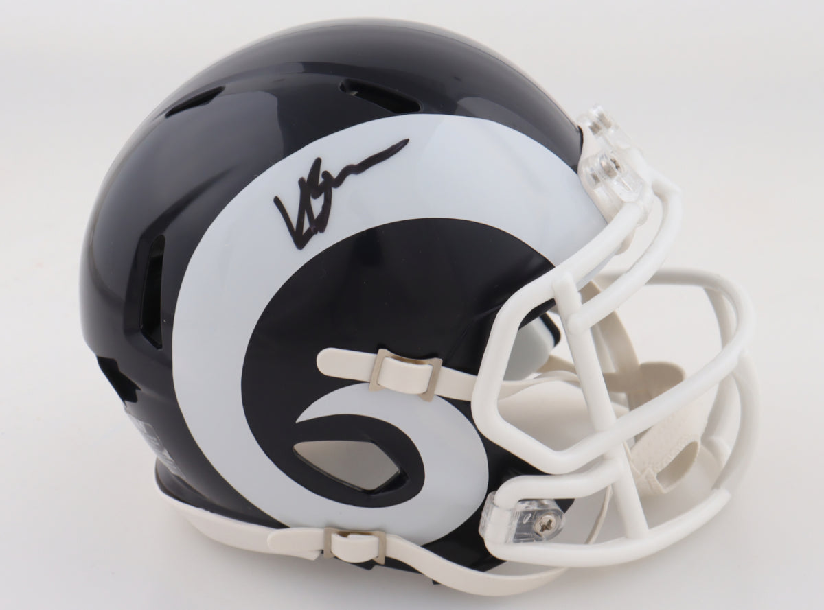 Konata Mumpfield Signed Rams Speed Mini Helmet (GTSM WITNESS COA)