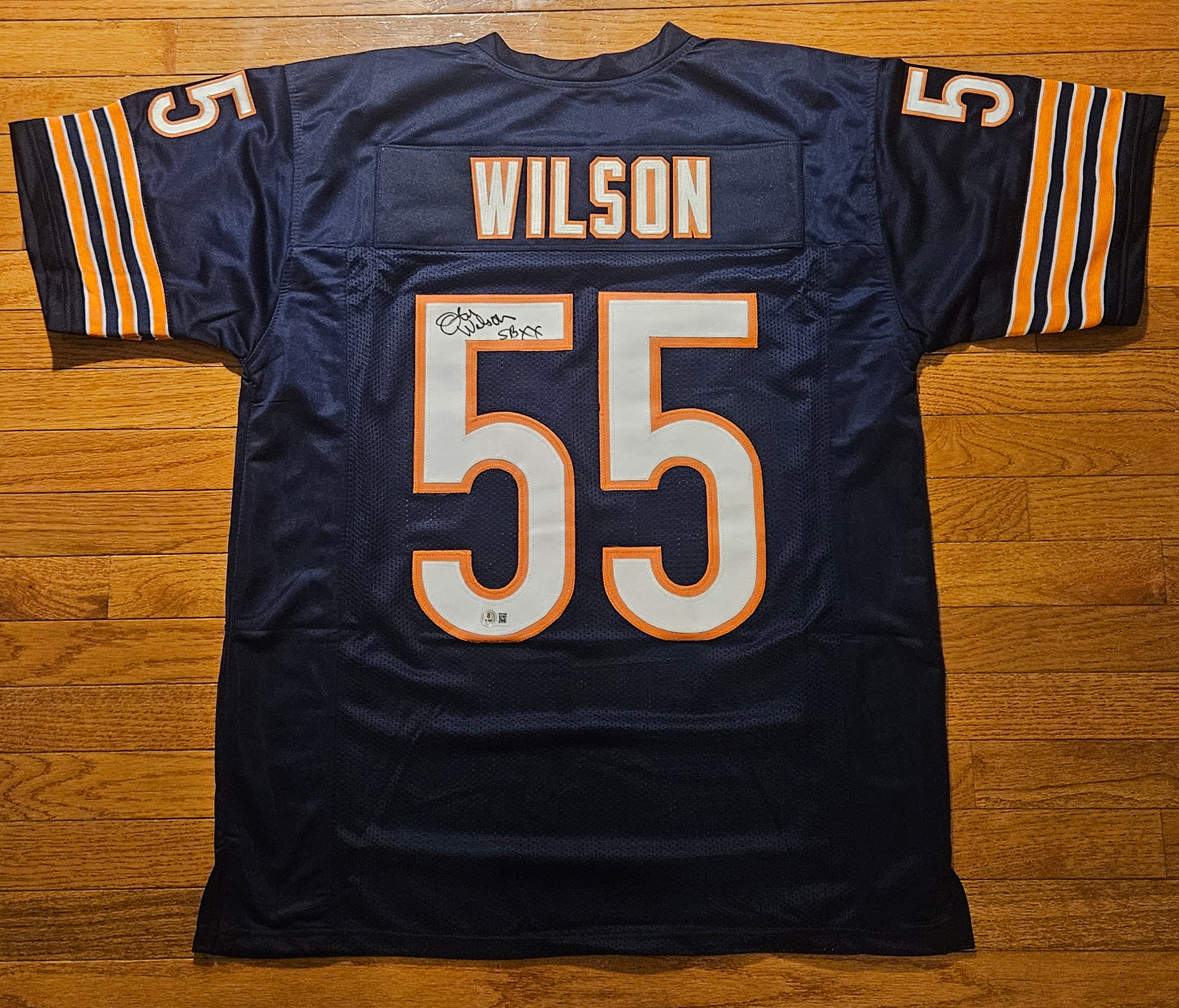 Otis Wilson Signed  Custom Chicago Bears Jersey Inscribed "SB XX 85" (Beckett)