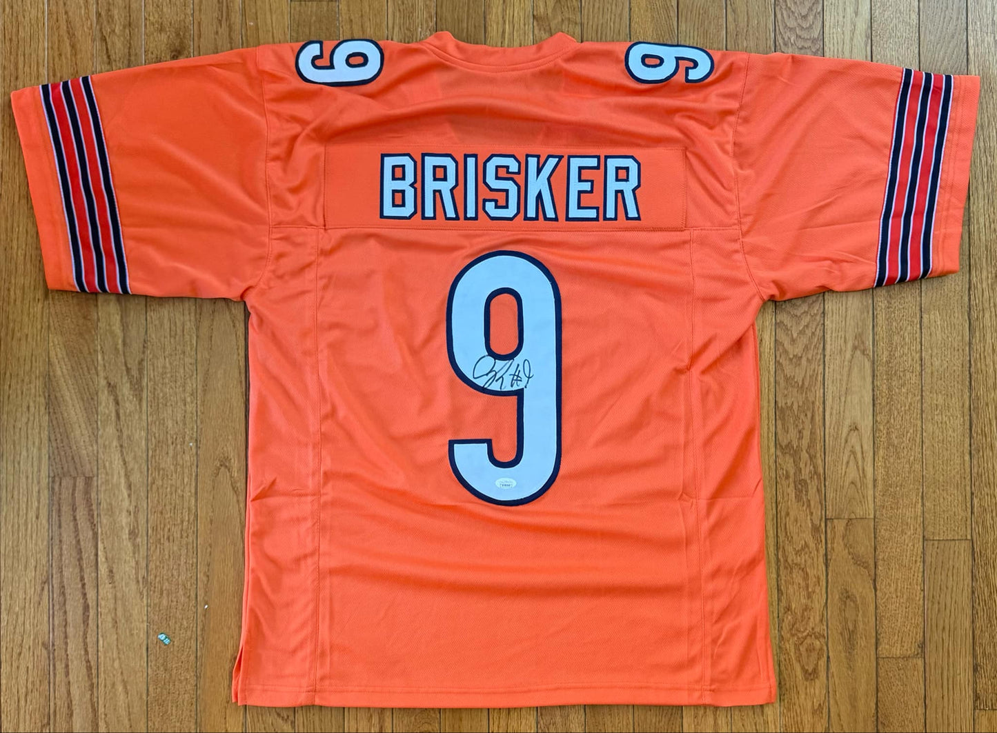 Jaquan Brisker Orange Alt Custom Jersey JSA