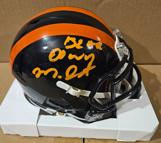 Auto/Autographed Montez Sweat Throwback Bears Mini Helmet "BEAR DOWN" JSA COA