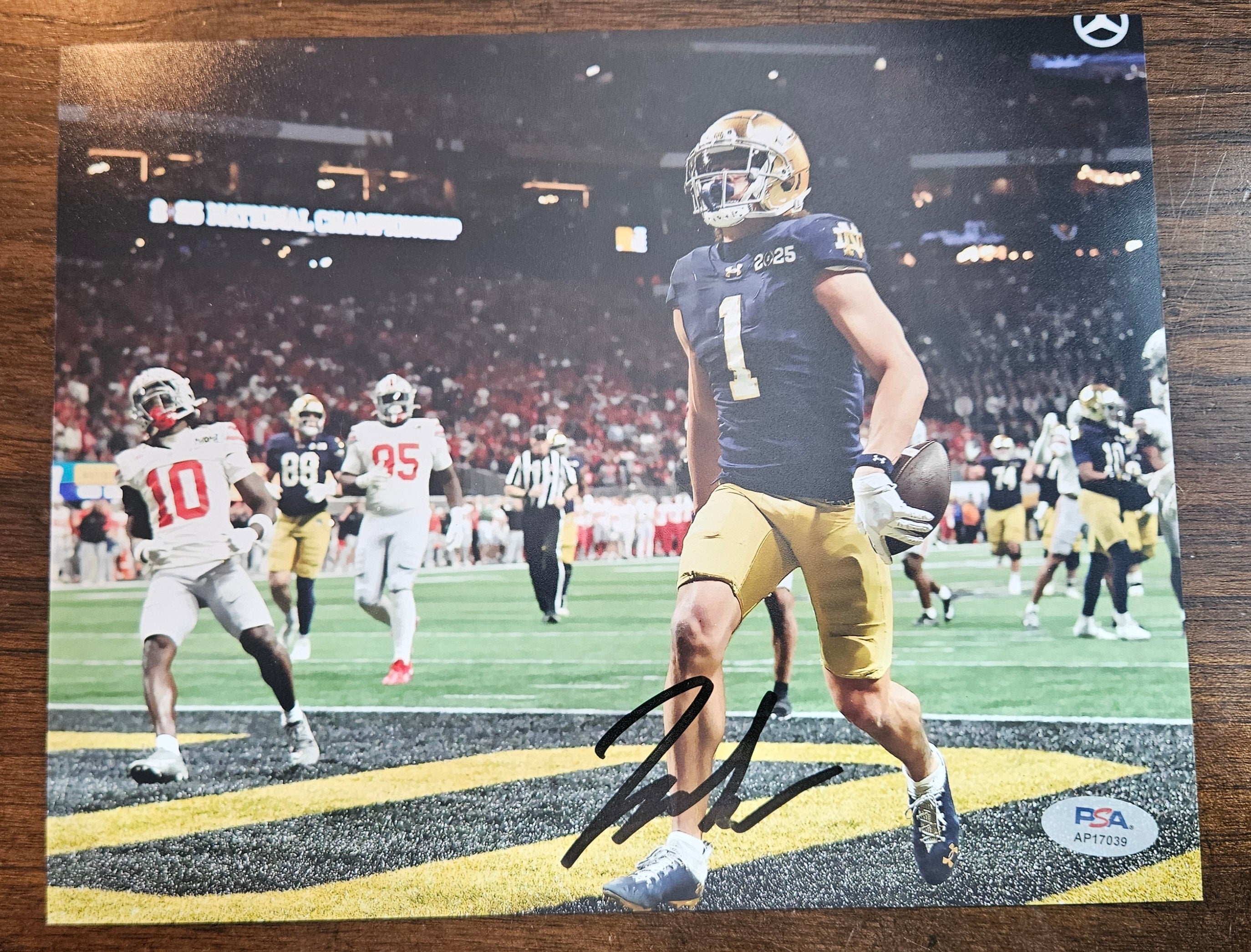 Auto/Autographed Jaden Greathouse National Championship 8x10 PSA COA