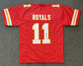 Jalen Royals Signed Custom Kansas City Chiefs Jersey JSA WITNESS COA