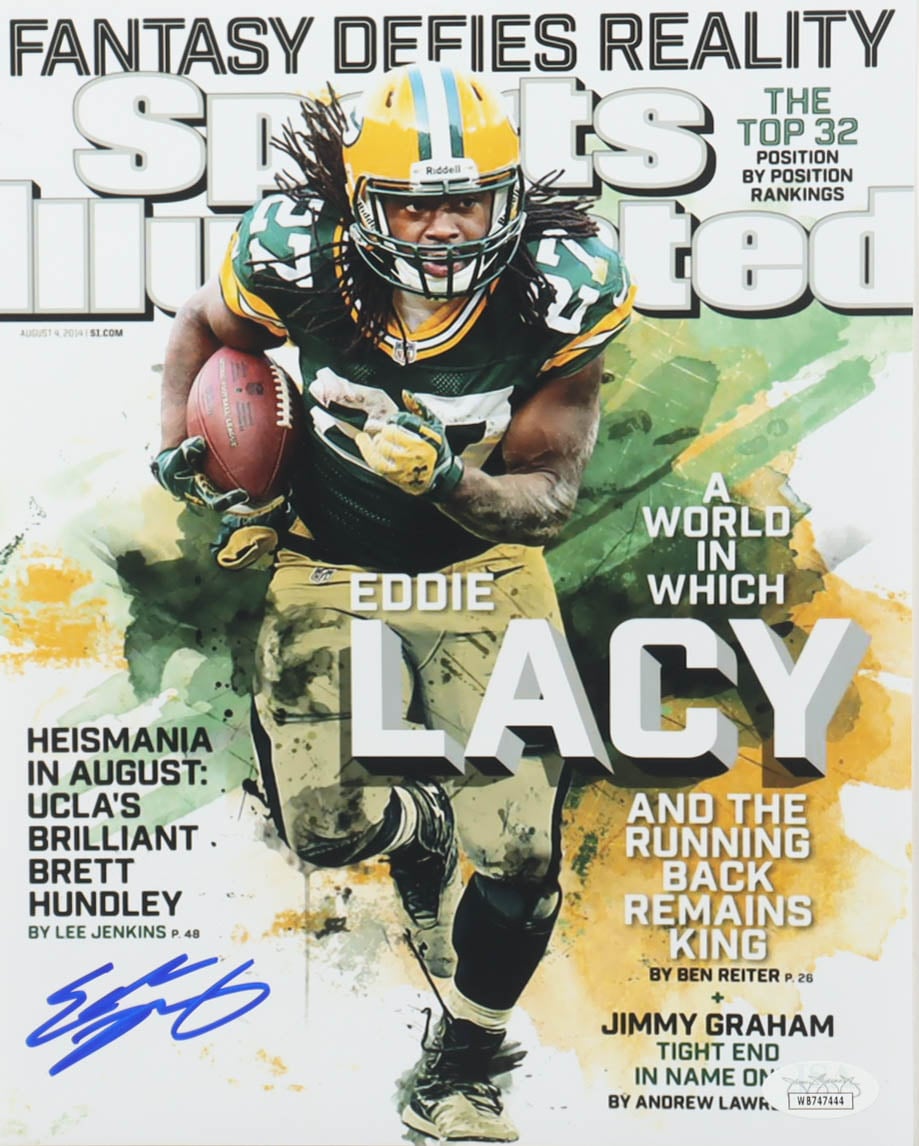 Eddie Lacy Signed Green Bay Packers 8x10 Photo (JSA)