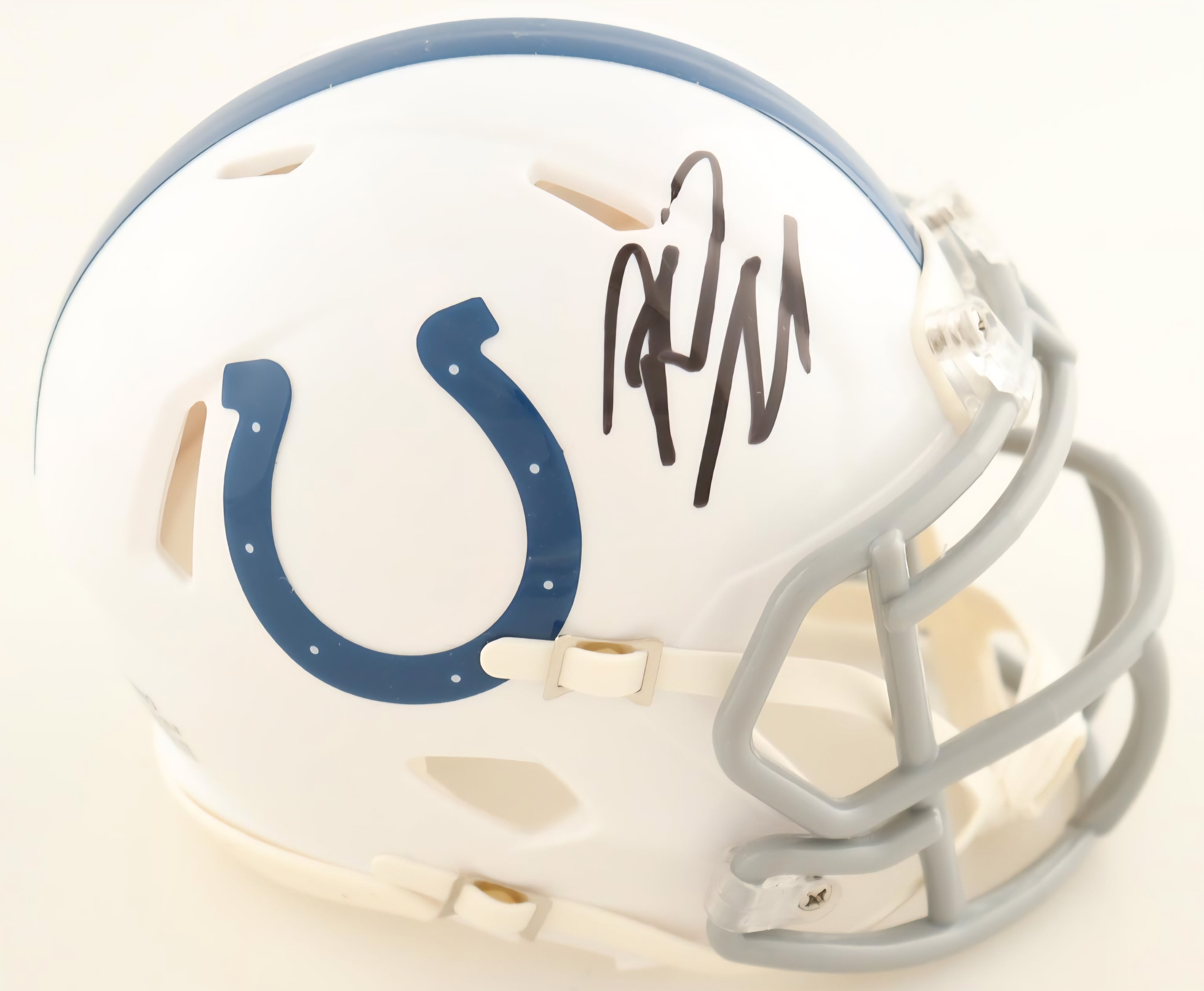 Riley Leonard Signed Indianapolis Colts Speed Mini Helmet JSA WITNESS COA