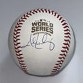 John Lackey Signed 2016 World Series Baseball Autograph Chicago Cubs JSA WITNESS