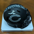 Chicago Bears KYLE MONANGAI Signed NEW SAULTE Riddell Mini Helmet (GTSM WITNESS COA)