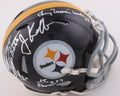 Steelers Speed Mini Helmet Signed by (5) With Larry Brown, Randy Grossman, Jon Kolb, Gerry Mullins (JSA)