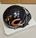 Brian Urlacher Autographed Chicago Bears HOF Mini Helmet JSA WITNESS